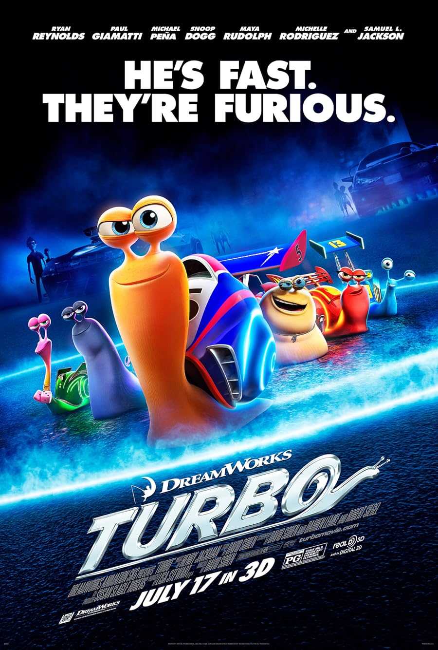 دانلود دوبله فارسی فیلم Turbo 2013
