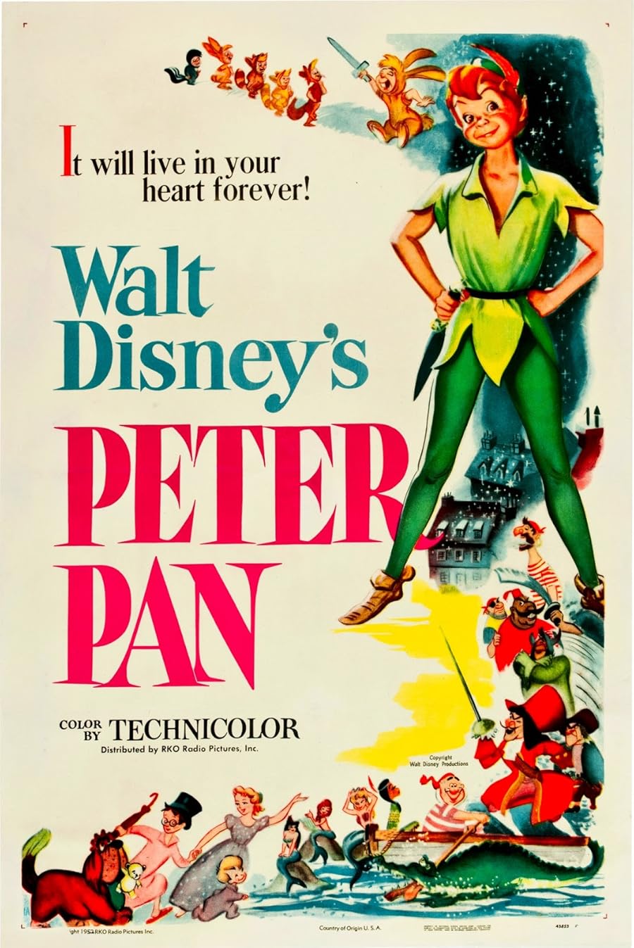 دانلود دوبله فارسی فیلم Peter Pan 1953 دانلود دوبله فارسی فیلم Peter Pan 1953