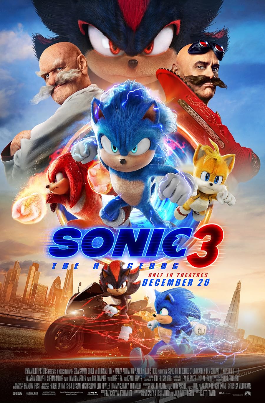 دانلود فیلم Sonic the Hedgehog 3 2024 با دوبله اختصاصی