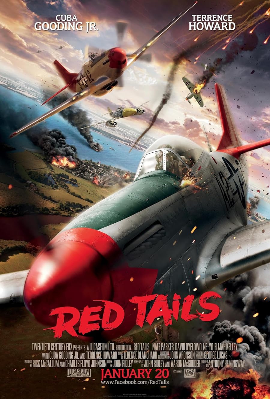 دانلود فیلم Red Tails 2012 با زیرنویس چسبیده
